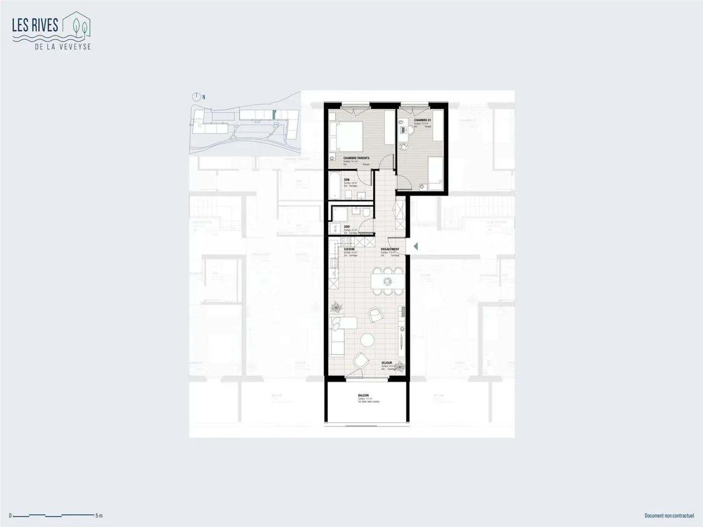 Votre futur logement au coeur d'un parc privé de 10'000 m² - Photo 6 sur 13
