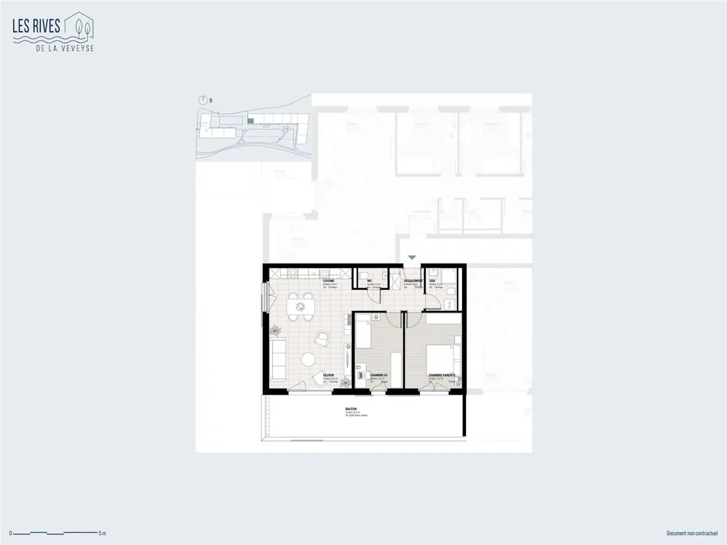 Votre futur logement au coeur d'un parc privé de 10'000 m² - Photo 4 sur 13