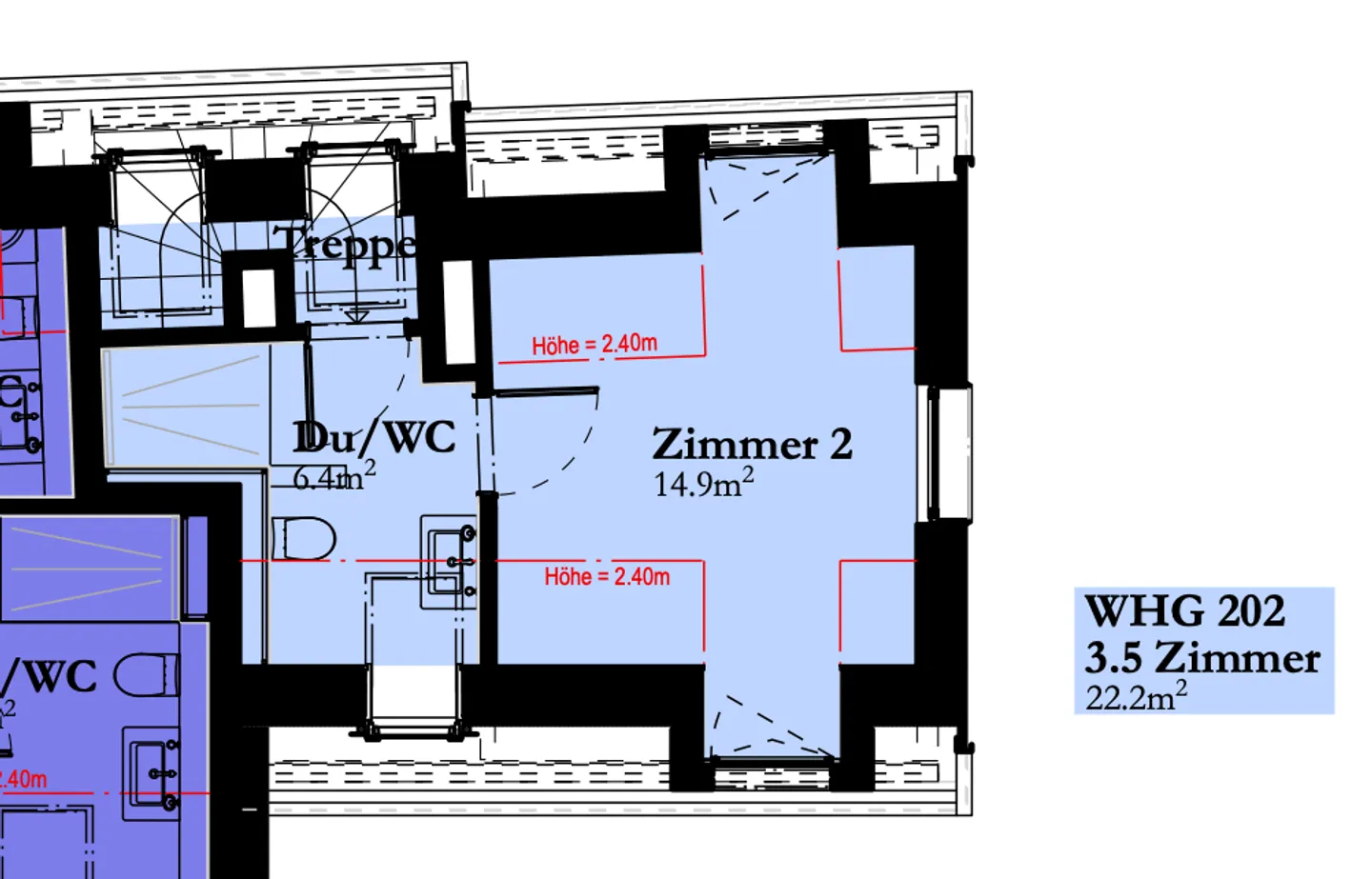NUOVA COSTRUZIONE: Esclusivo appartamento duplex di 3.5 locali a Zurigo Witikon - Foto 11 di 11