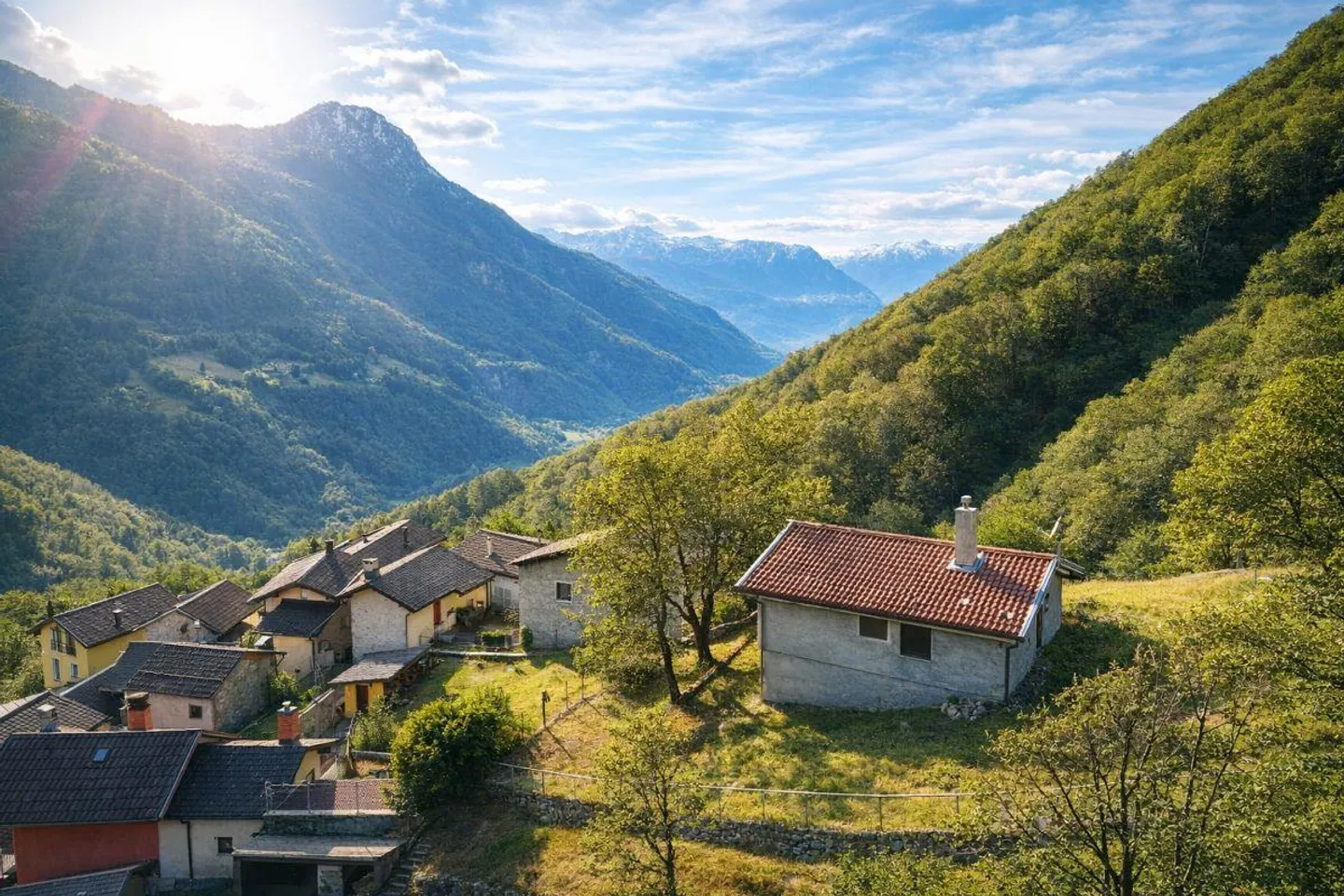 Maison de montagne typique dans la Val Morobbia - Photo 1 sur 14