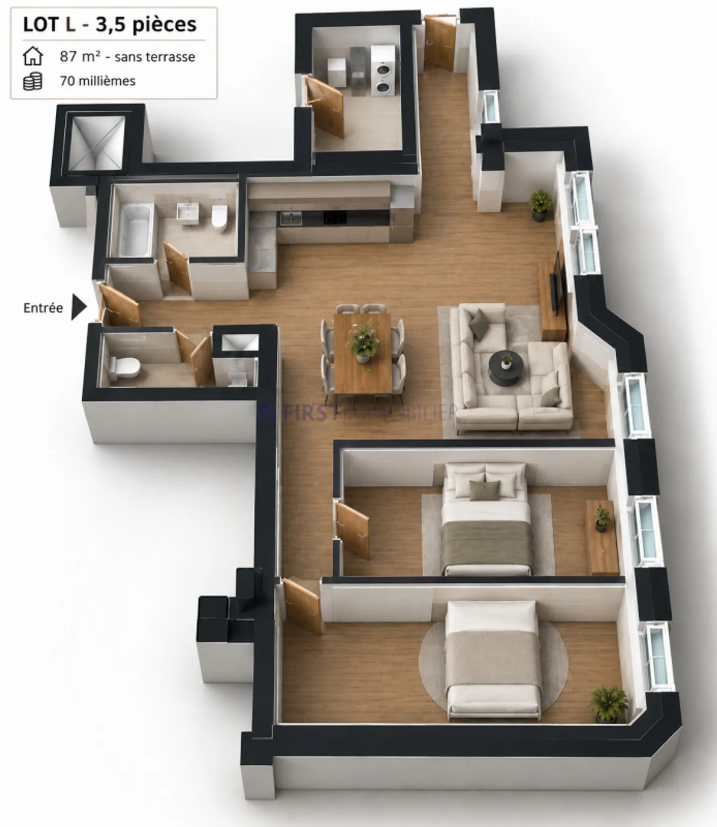Villars - Chesières - PPE LOT L - CHF 410'000.- - Photo 16 of 16