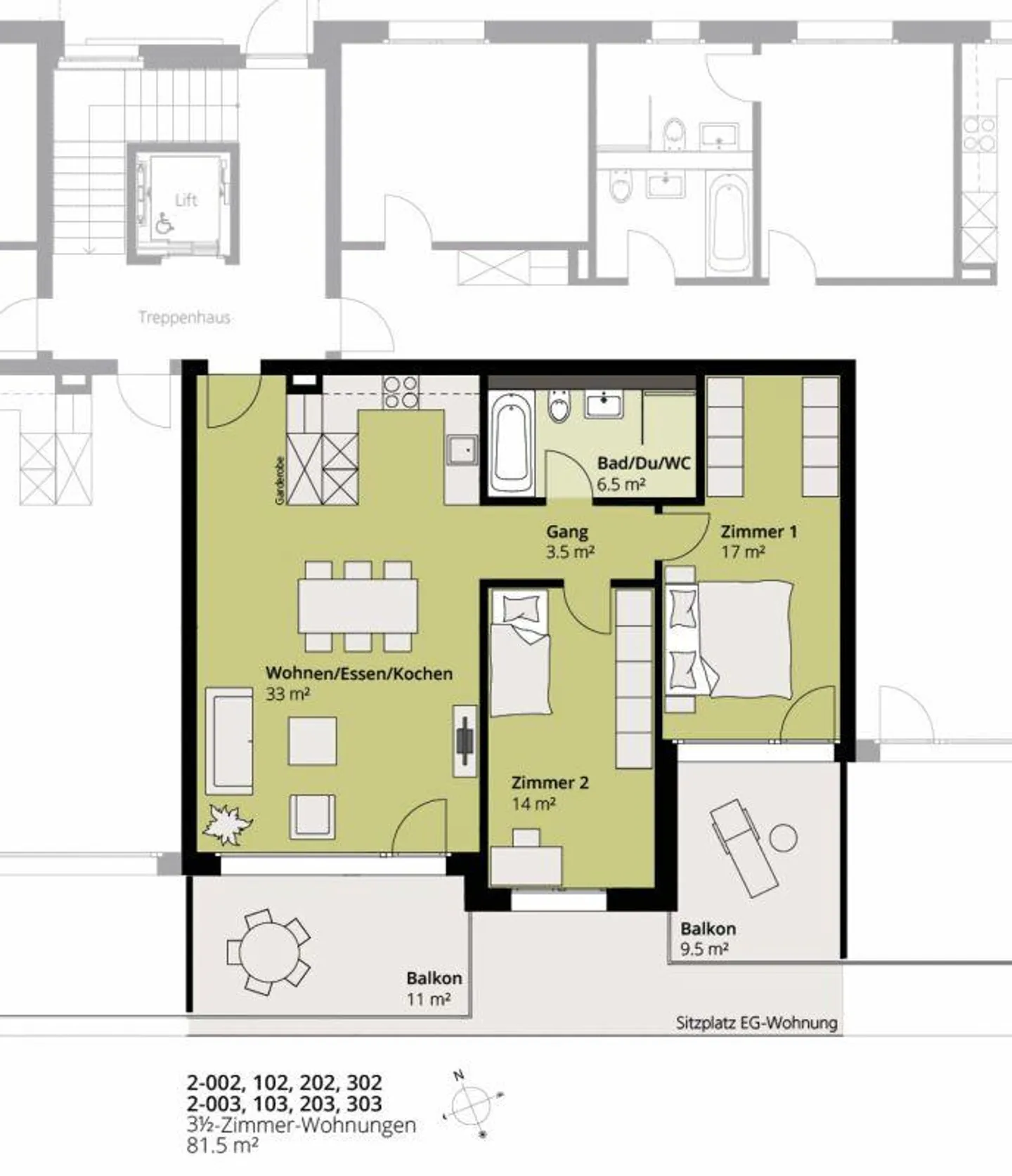 Modern 3.5-Room Apartment - Photo 8 of 8