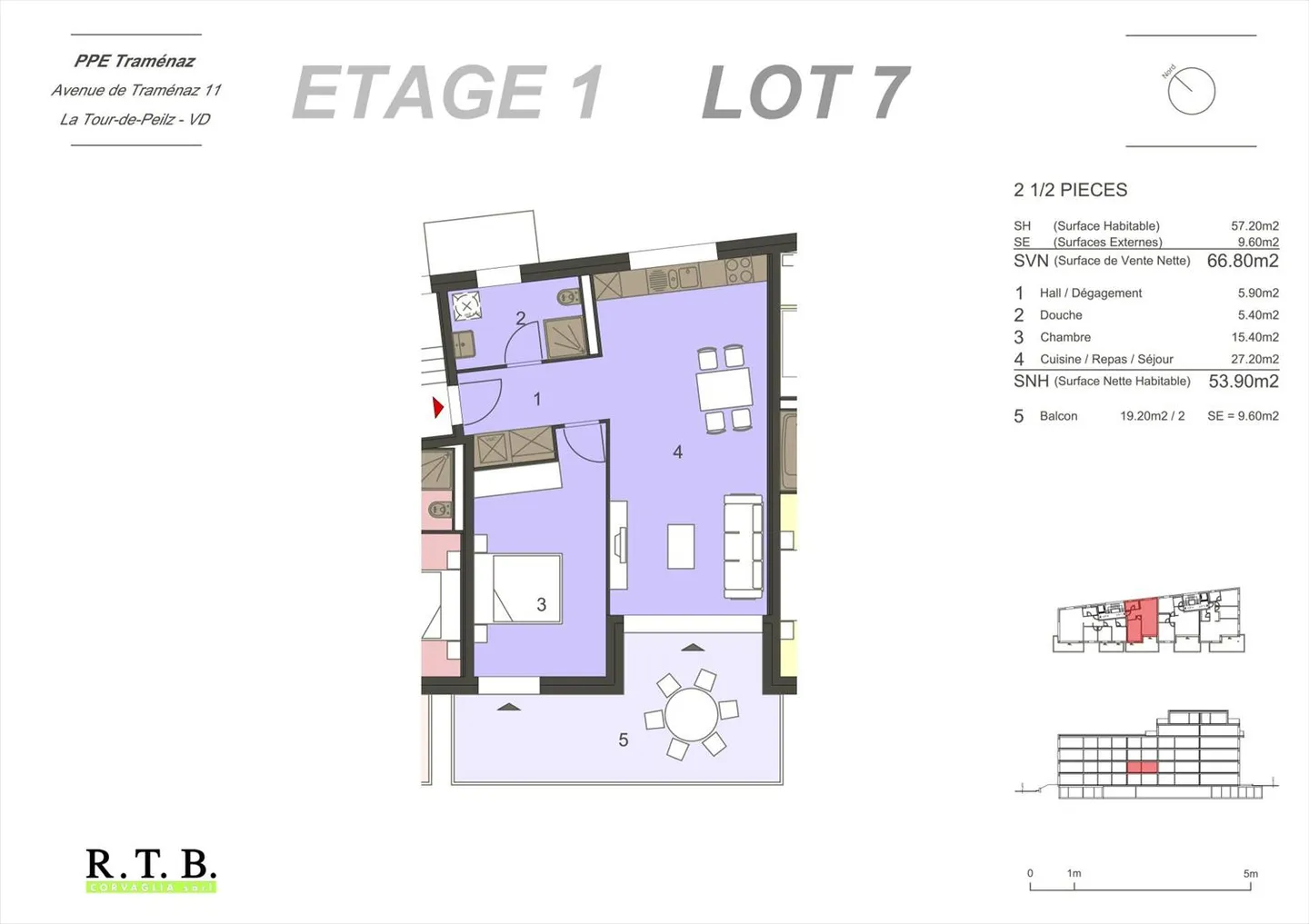 Charmante Wohnung in La Tour-de-Peilz - Foto 10 von 13