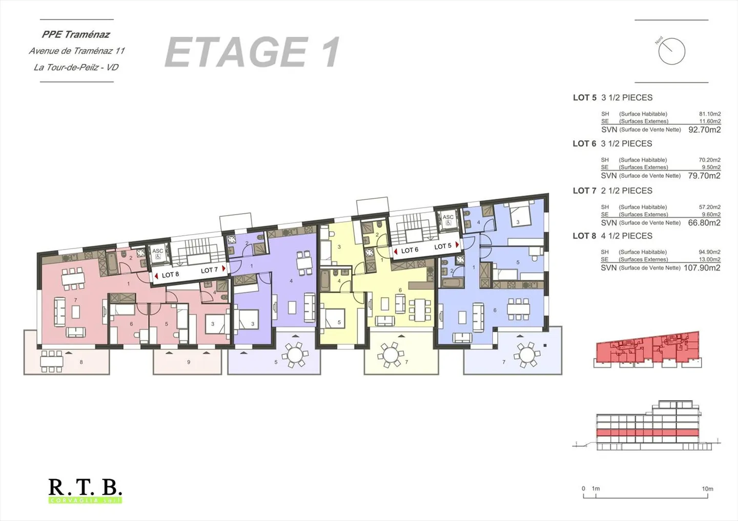Charmante Wohnung in La Tour-de-Peilz - Foto 11 von 13