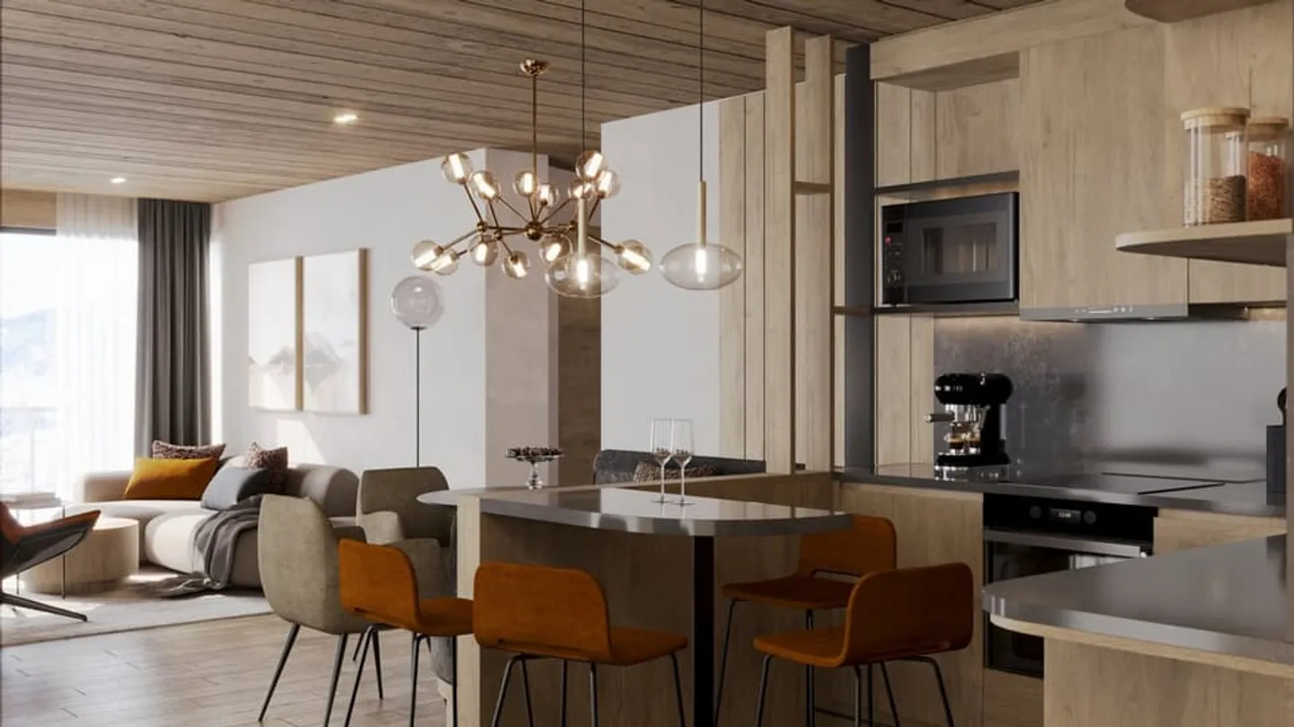 Scopri Tourmaline: Appartamenti di lusso con 3,5 camere a Lauchernalp - Foto 3 di 13