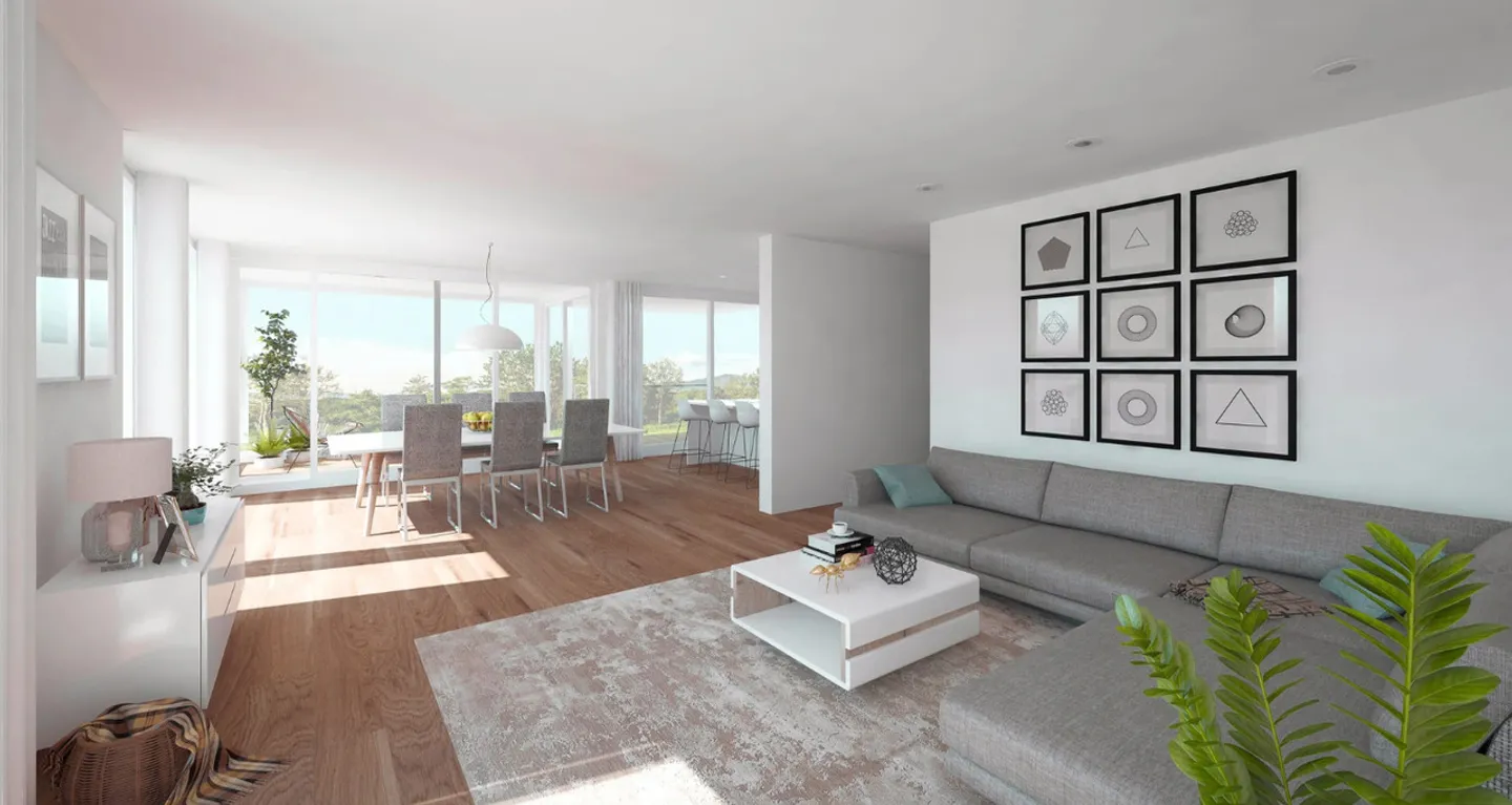 Nuova costruzione a Oberwil - Appartamento luminoso e moderno di 3,5 stanze - Foto 2 di 8