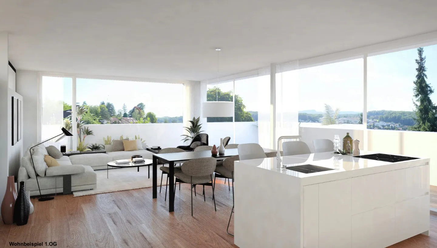 Nuova costruzione a Oberwil - Appartamento luminoso e moderno di 3,5 stanze - Foto 1 di 8