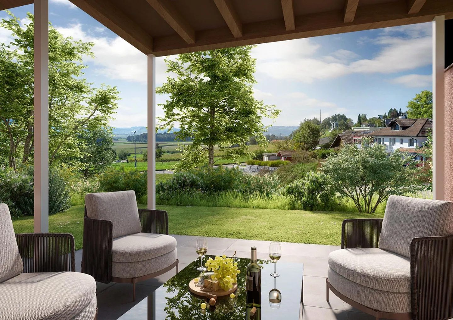 Casa a schiera adatta alle famiglie con giardino spazioso - Foto 2 di 7