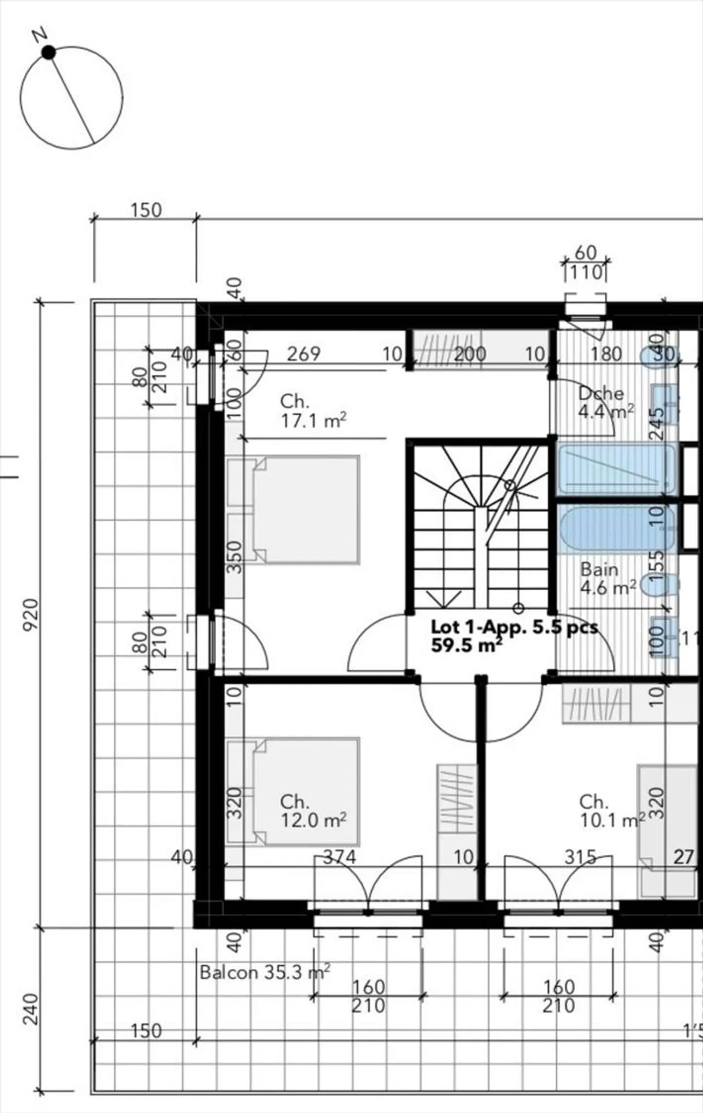 Appartement 5.5 pièces - Photo 12 sur 13