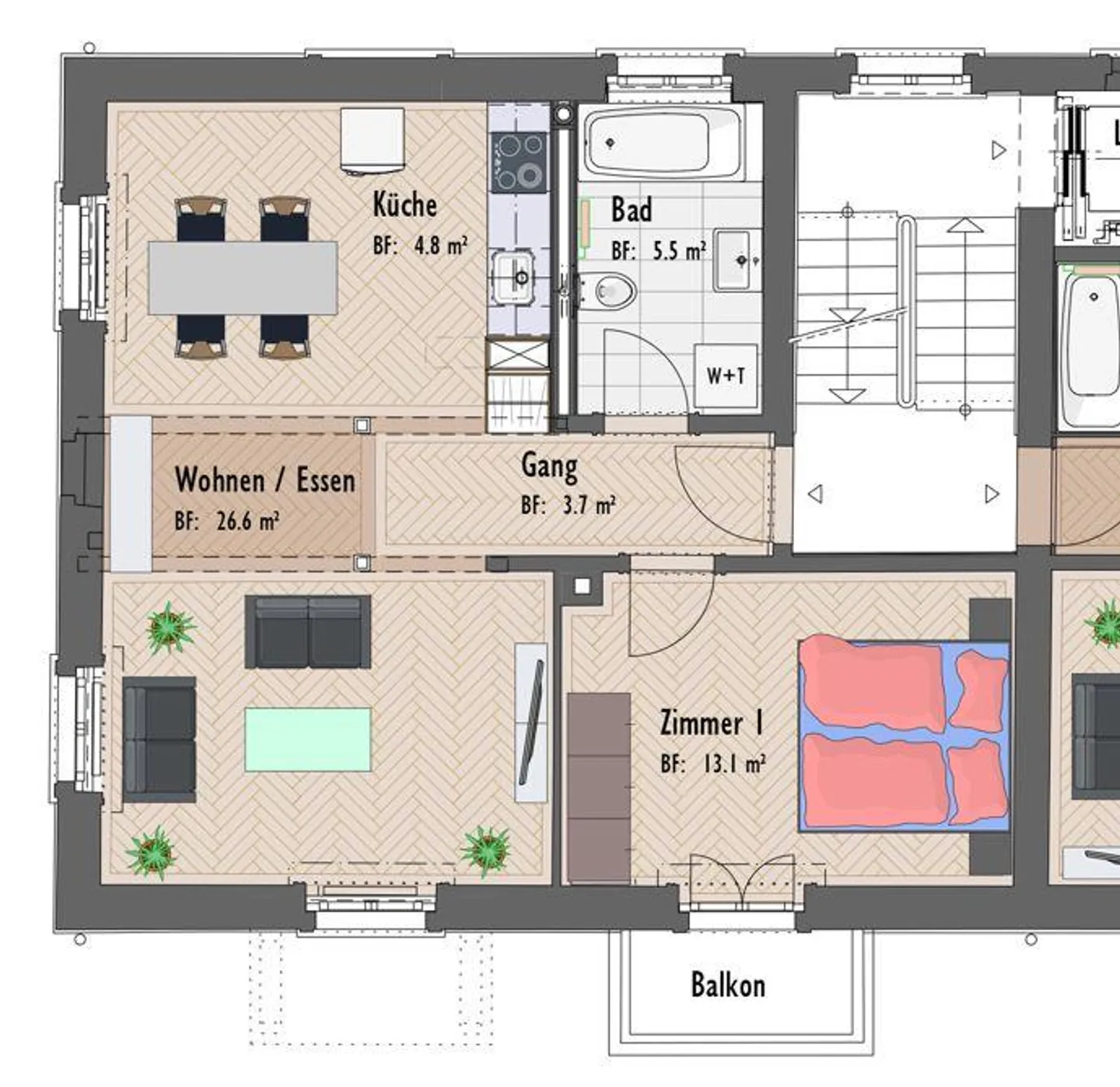 Symbiosis of Old Building and Modern in the Obergütsch Quarter - Photo 8 of 9