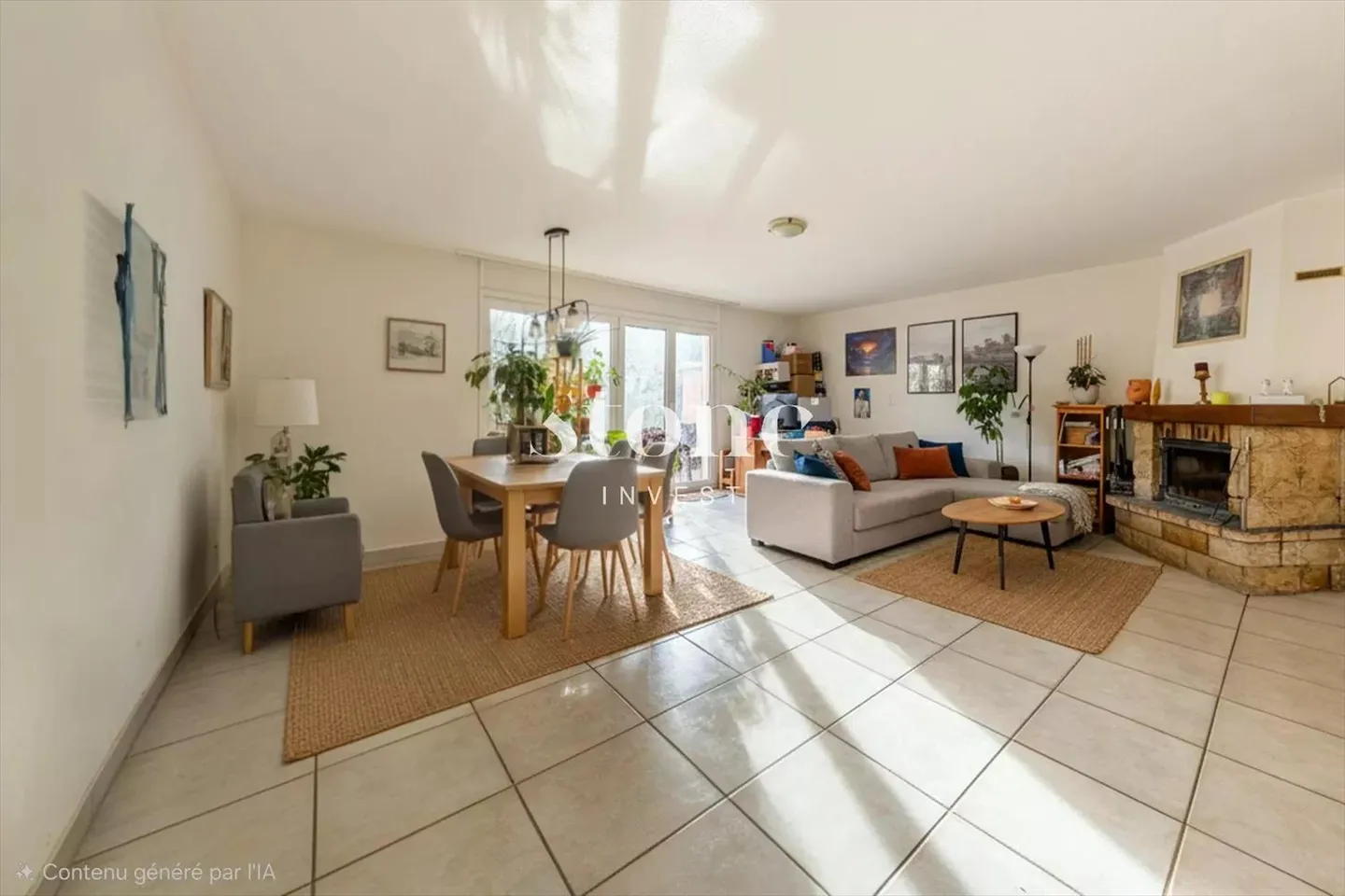 Spacieuse maison de 6 chambres et jardin à Bogis-Bossey - Photo 2 sur 12