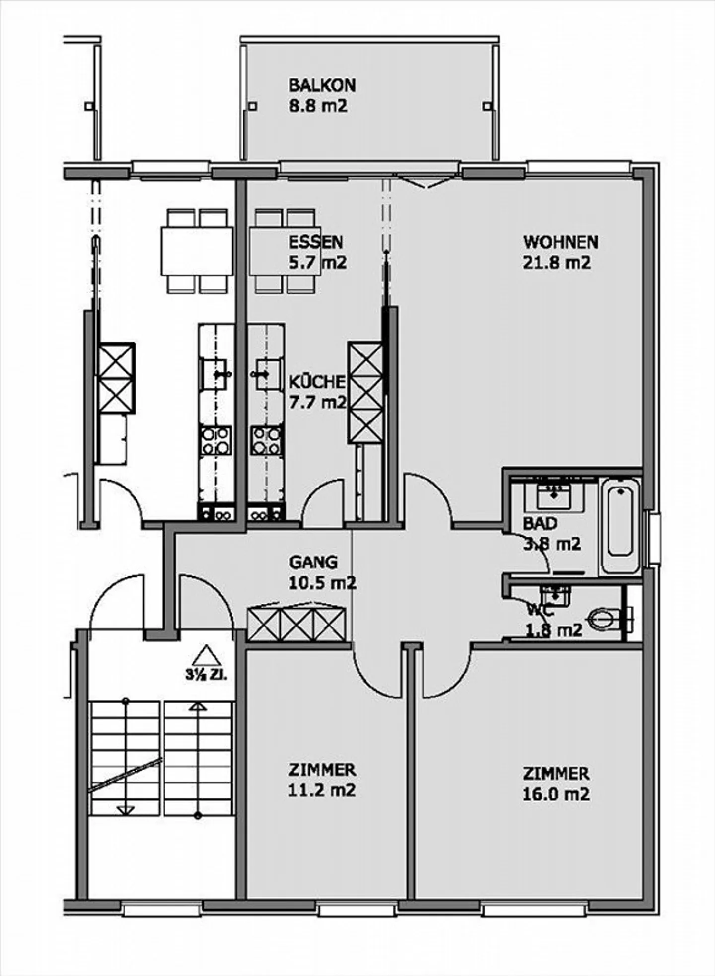 EG-Wohnung in grüner Umgebung - Photo 8 sur 8