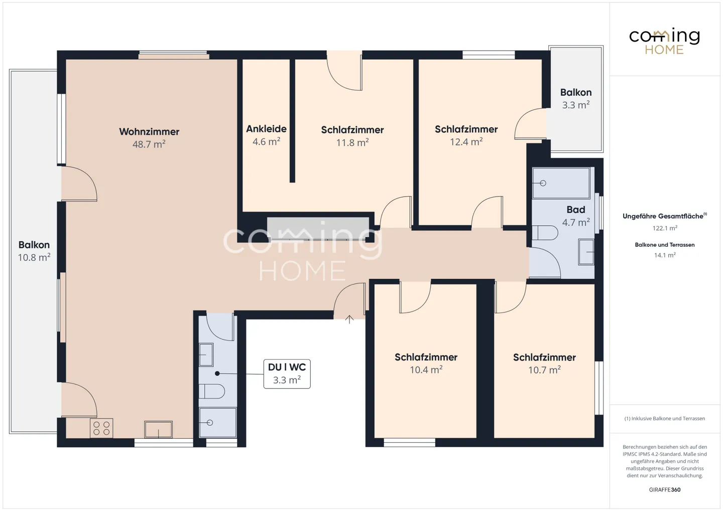 Unique 5.5-room apartment in Turtmann - Modern, spacious and perfectly located - Photo 14 of 14