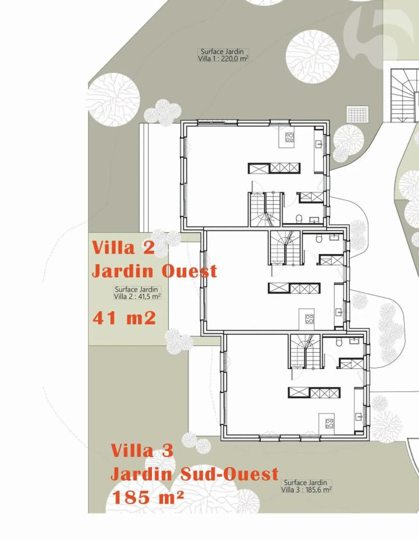 Sale on plans in Rueyres: 2 villas 6.5 pcs of 150 m2 living space with a nice view of the valley, 1 km from the Bercher LEB station - Photo 7 of 7