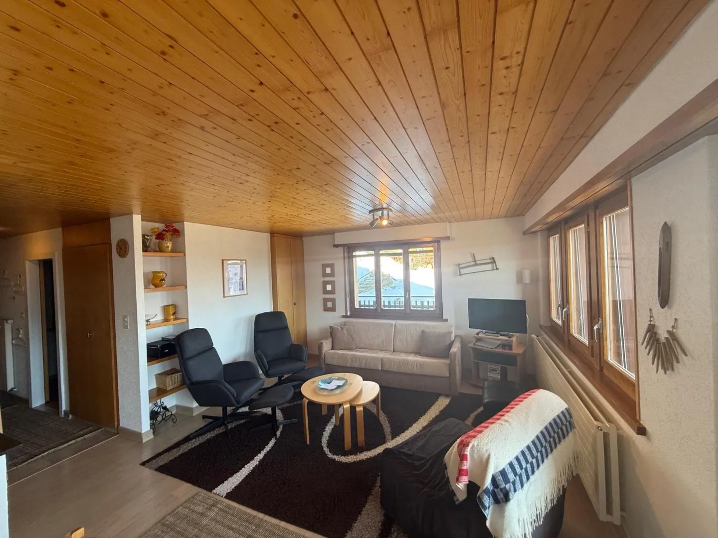 Bellissimo appartamento di 2 1/2 locali in vendita nella stazione di Tzoumaz 4 Vallées - Foto 2 di 9