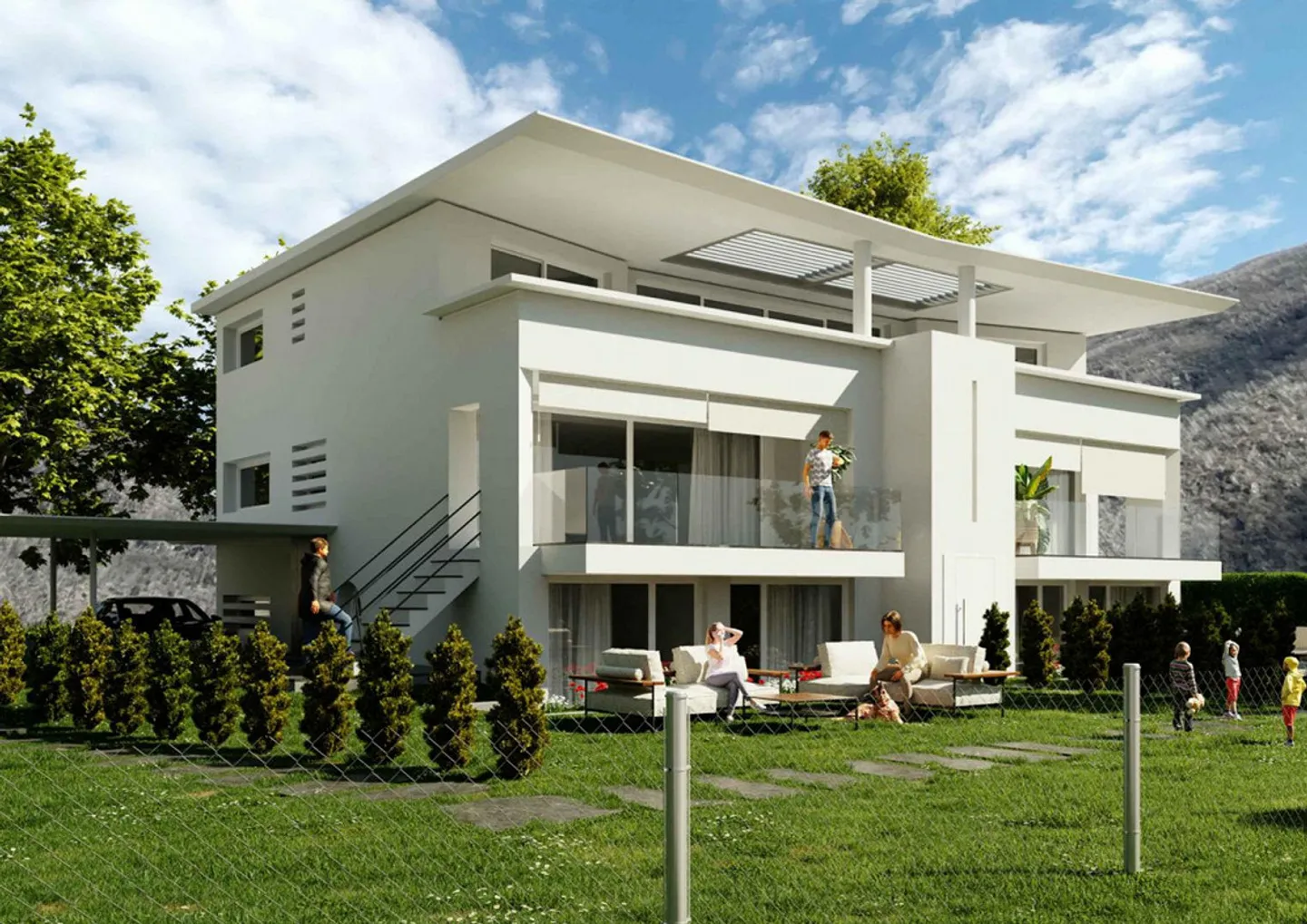 Attico a Losone 5,5 locali (zona Golf) | 5,5-Zimmer-Attikawohnung - Foto 1 von 10