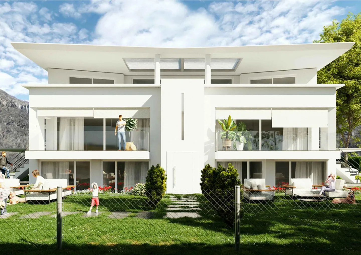 Attico a Losone 5,5 locali (zona Golf) | 5,5-Zimmer-Attikawohnung - Foto 2 von 10