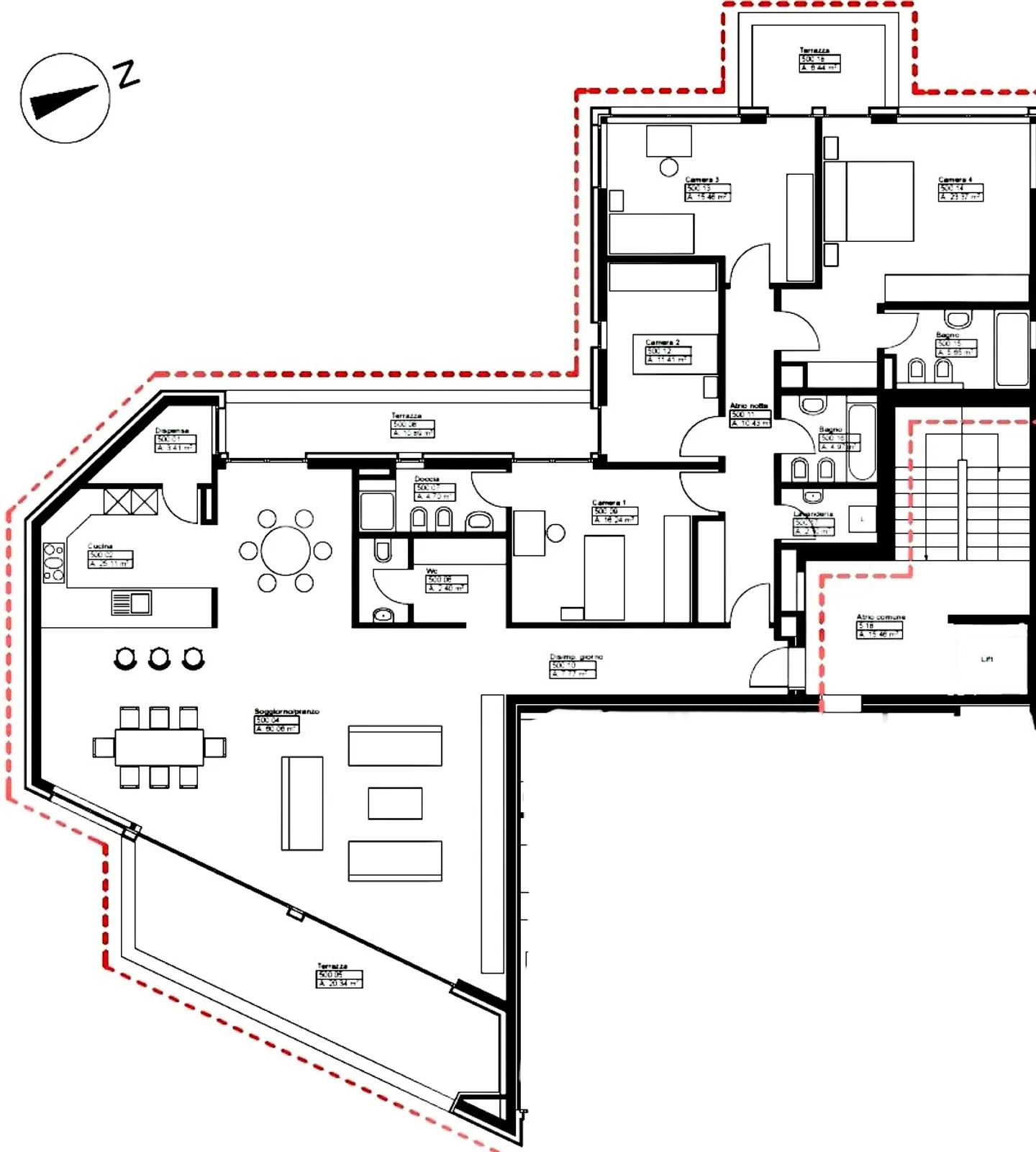 Penthouse mit Seeblick - Foto 7 von 14