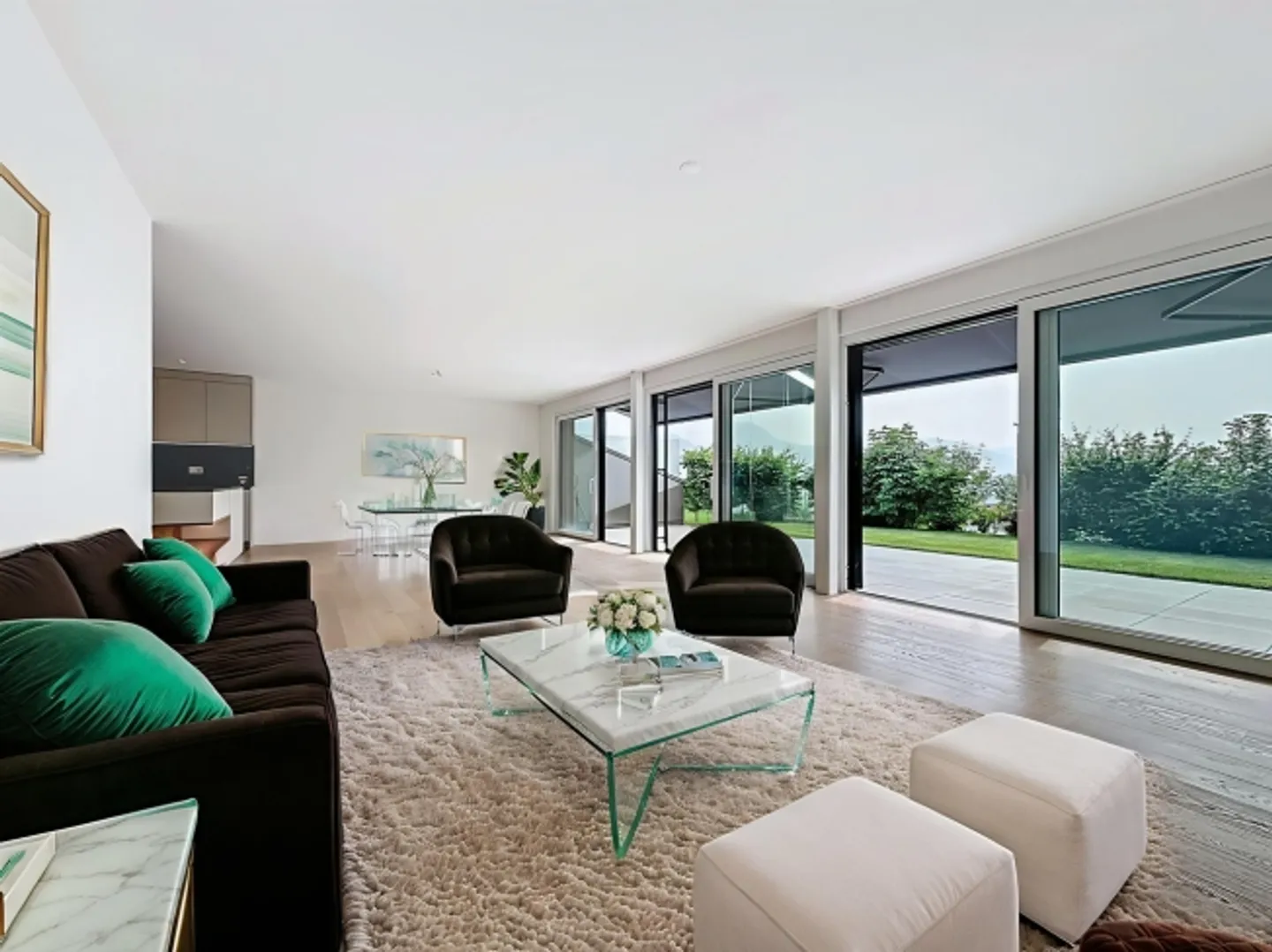 Extraordinary and spacious 4.5 room apartment with garden - Photo 4 of 12