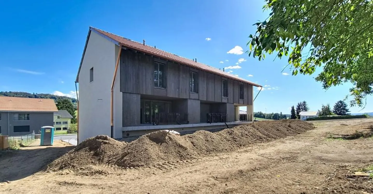 3 contiguous villas 5.5 rooms with private garden in Dompierre - Photo 10 of 11