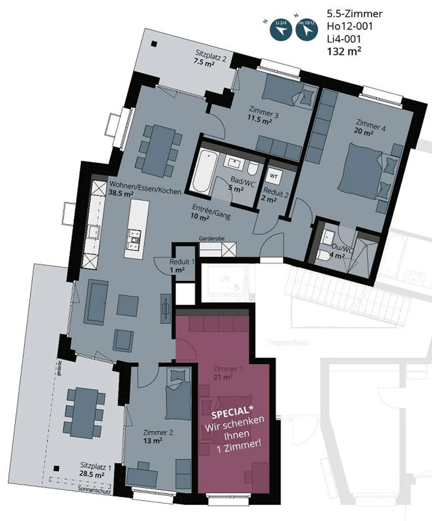Special - 1 Room for Free! - Photo 1 of 11