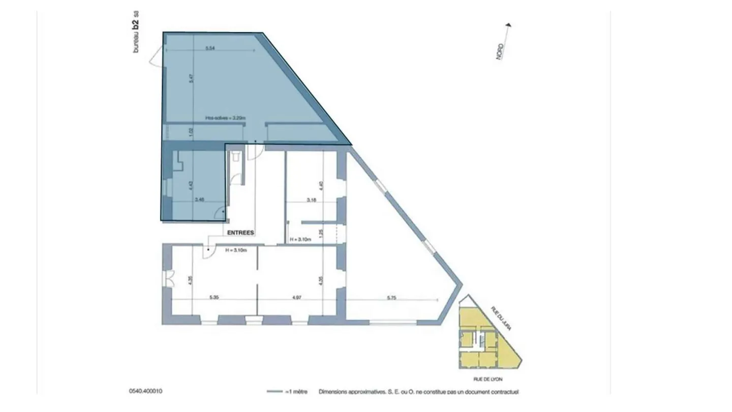 Bureaux de 67m2 - près de la gare - Photo 4 sur 4