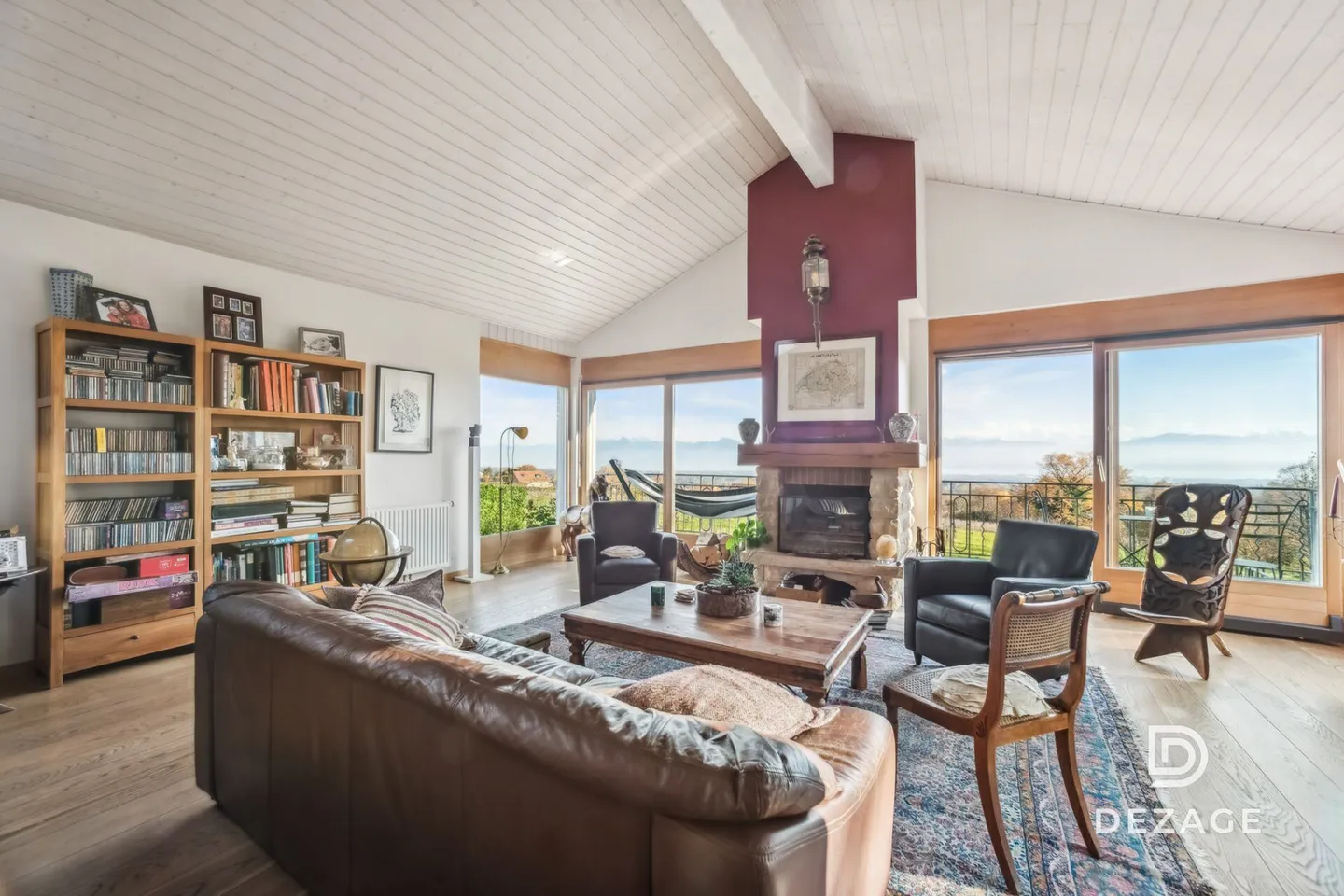 Vue sur le lac et les sommets - un véritable paradis de tranquillité à Givrins ! - Photo 2 sur 15