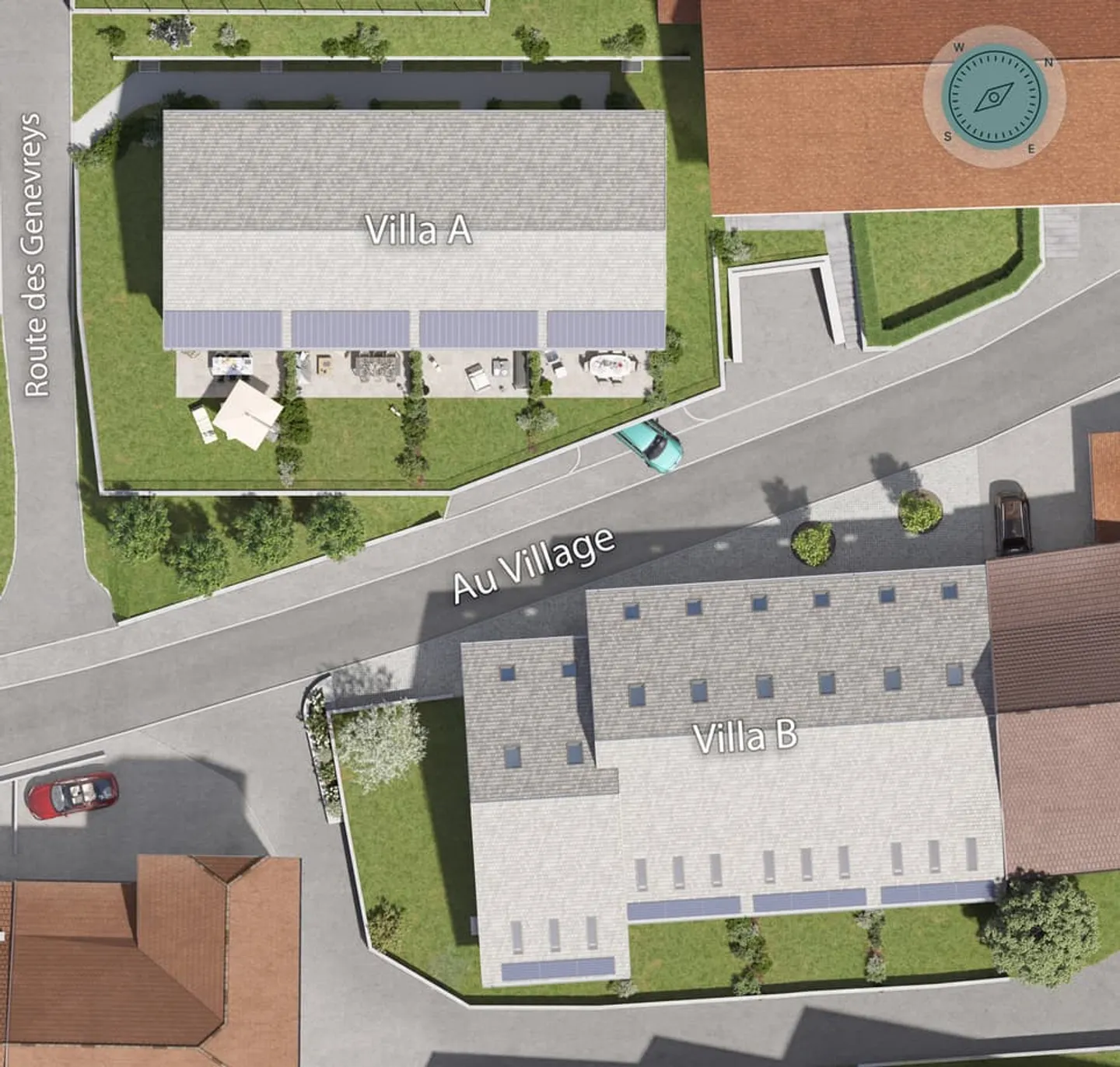 Neue 4,5-Zimmer-Familienvillen in Villars-le-Grand / VD (Villen A) - Foto 5 von 9