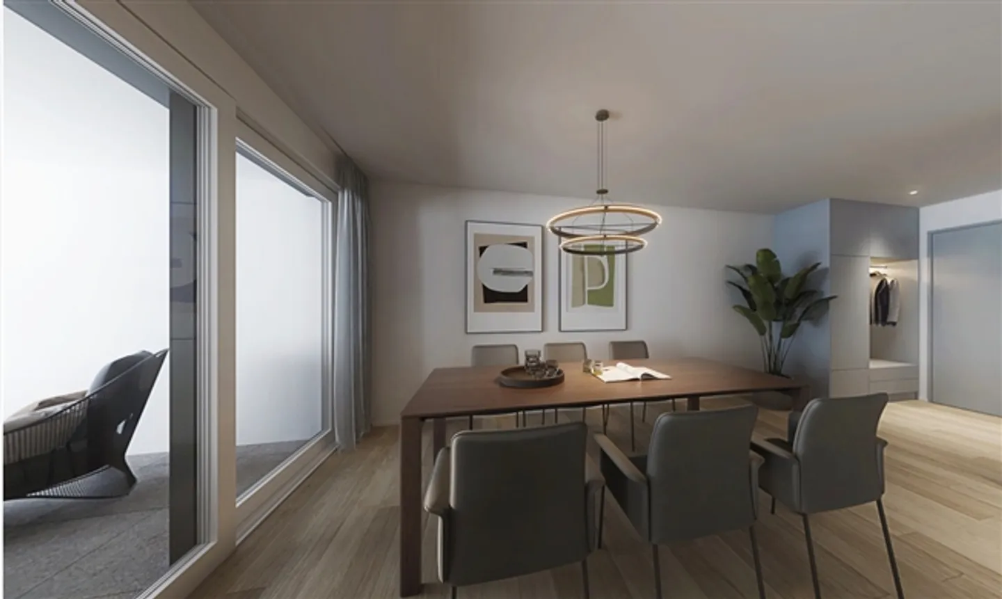 Logement accessible 2½ pièces avec loggia au dernier étage - Photo 5 sur 7