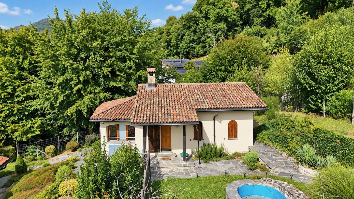 Villa Padronale : Piscine et 2 Dépendances dans la tranquillité de Capriasca - Photo 24 sur 28