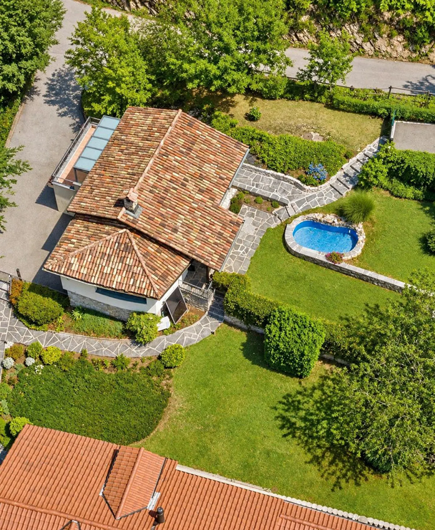 Villa Padronale : Piscine et 2 Dépendances dans la tranquillité de Capriasca - Photo 25 sur 28