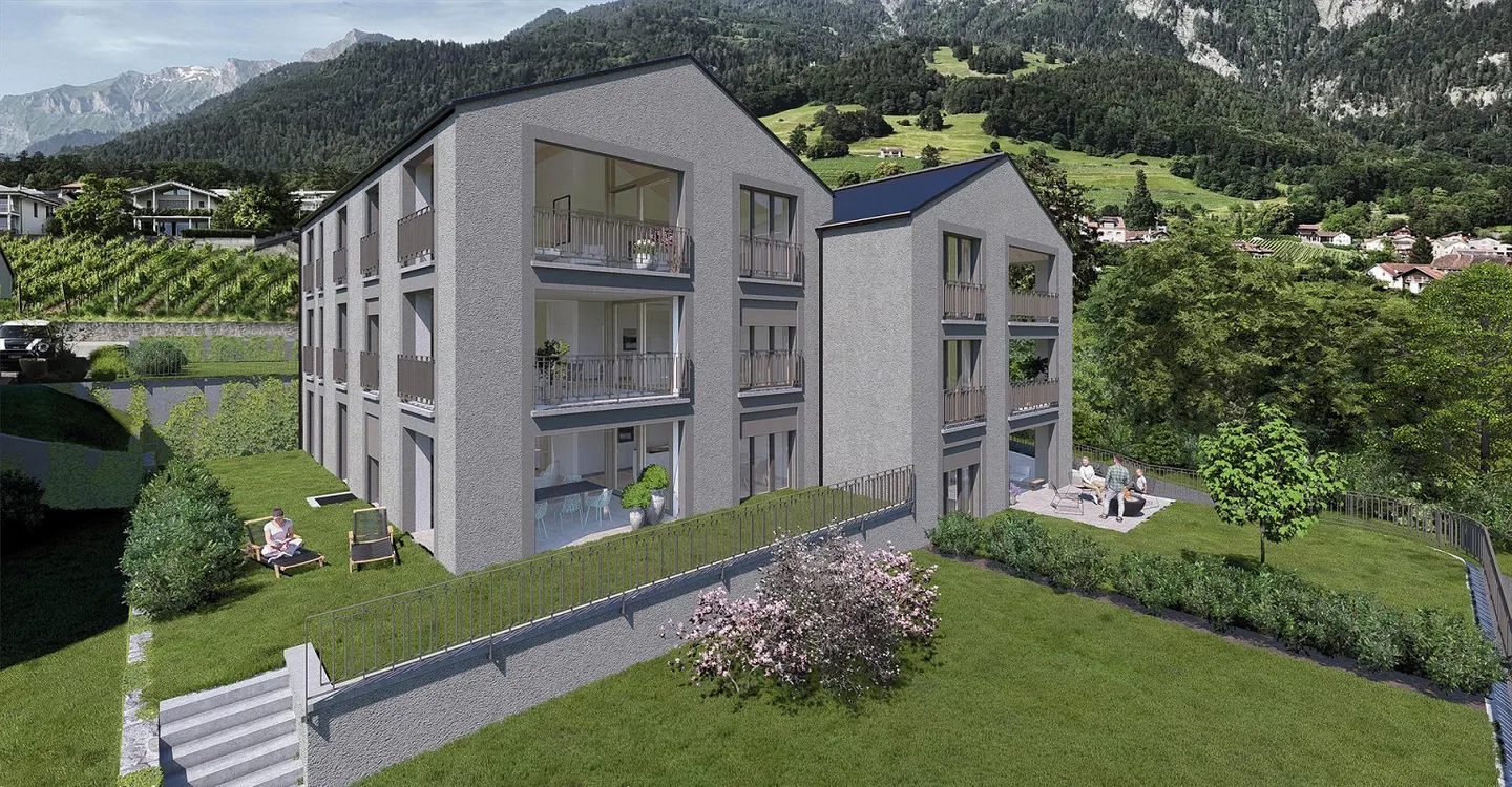 Malans - Appartement de jardin 5½ pièces - Photo 1 sur 7