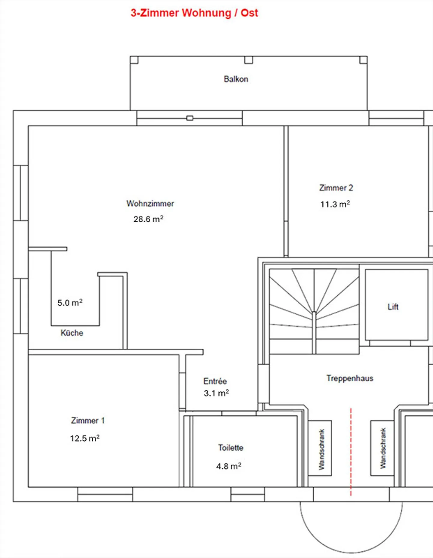 Belle appartement de 3 pièces dans un emplacement calme et central - Photo 16 sur 16