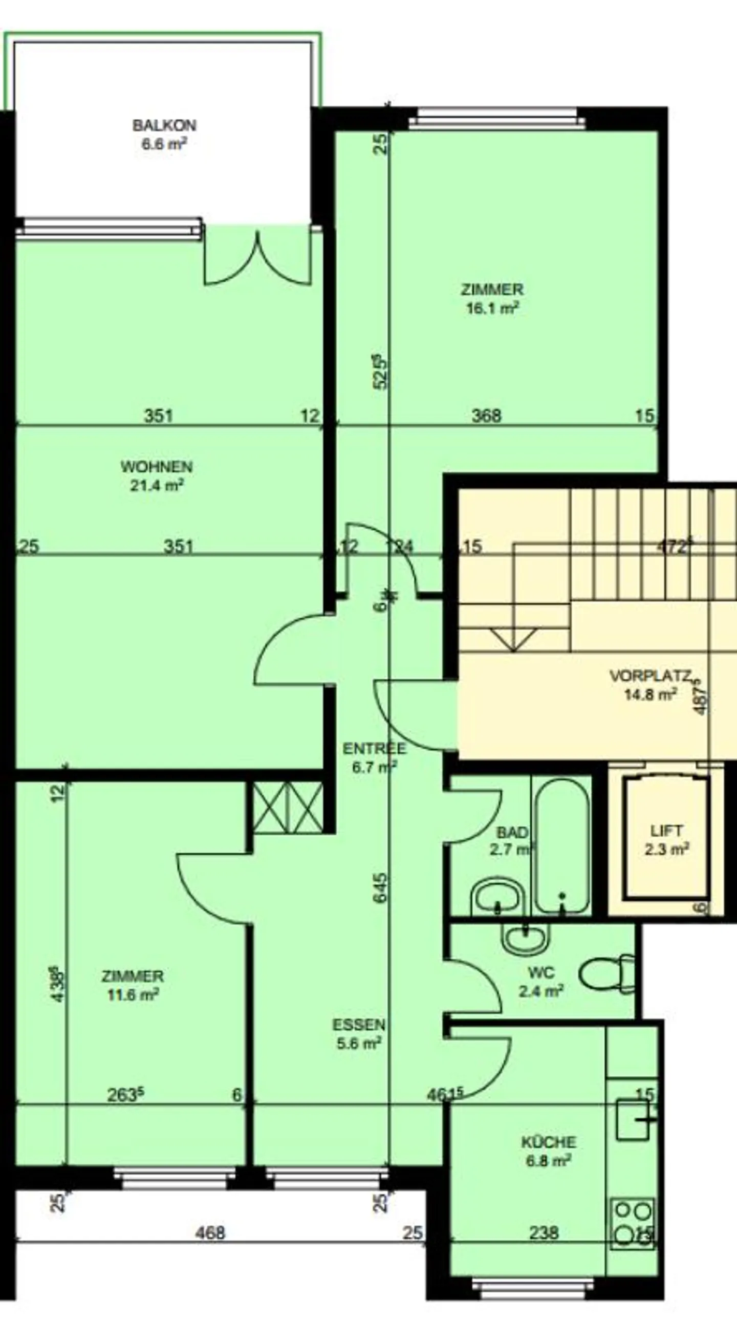 Spacious 3.5-Room Apartment - Photo 7 of 8