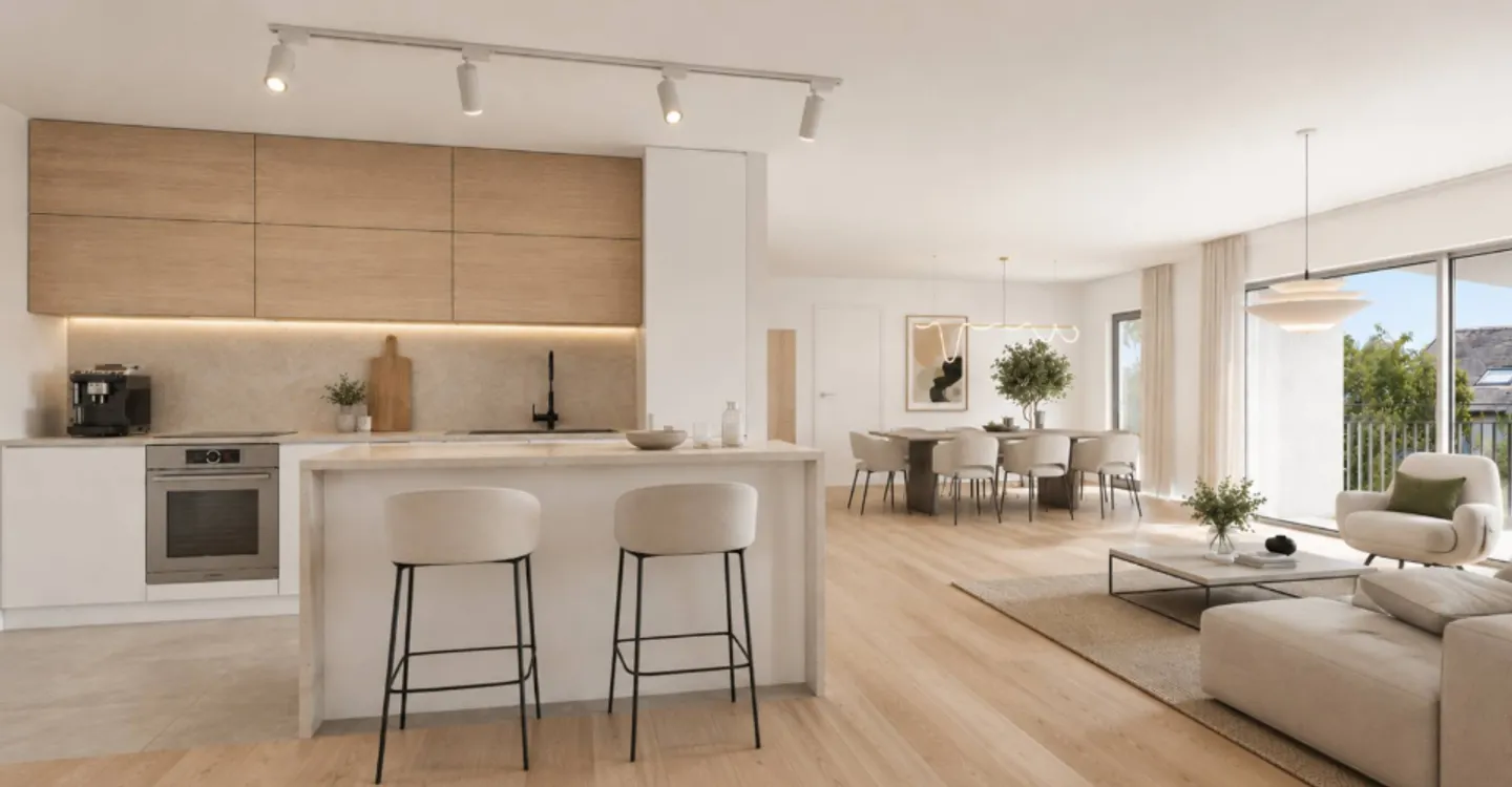 The work is progressing well: Spacious 3.5 rooms with terrace or balcony - Photo 1 of 10