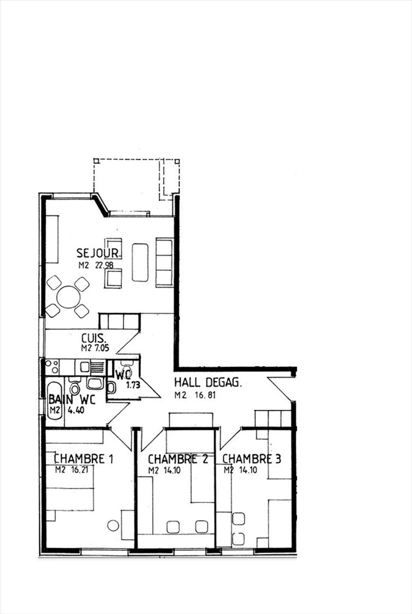Schöne 4-Zimmer-Wohnung mit Terrasse - Foto 4 von 4