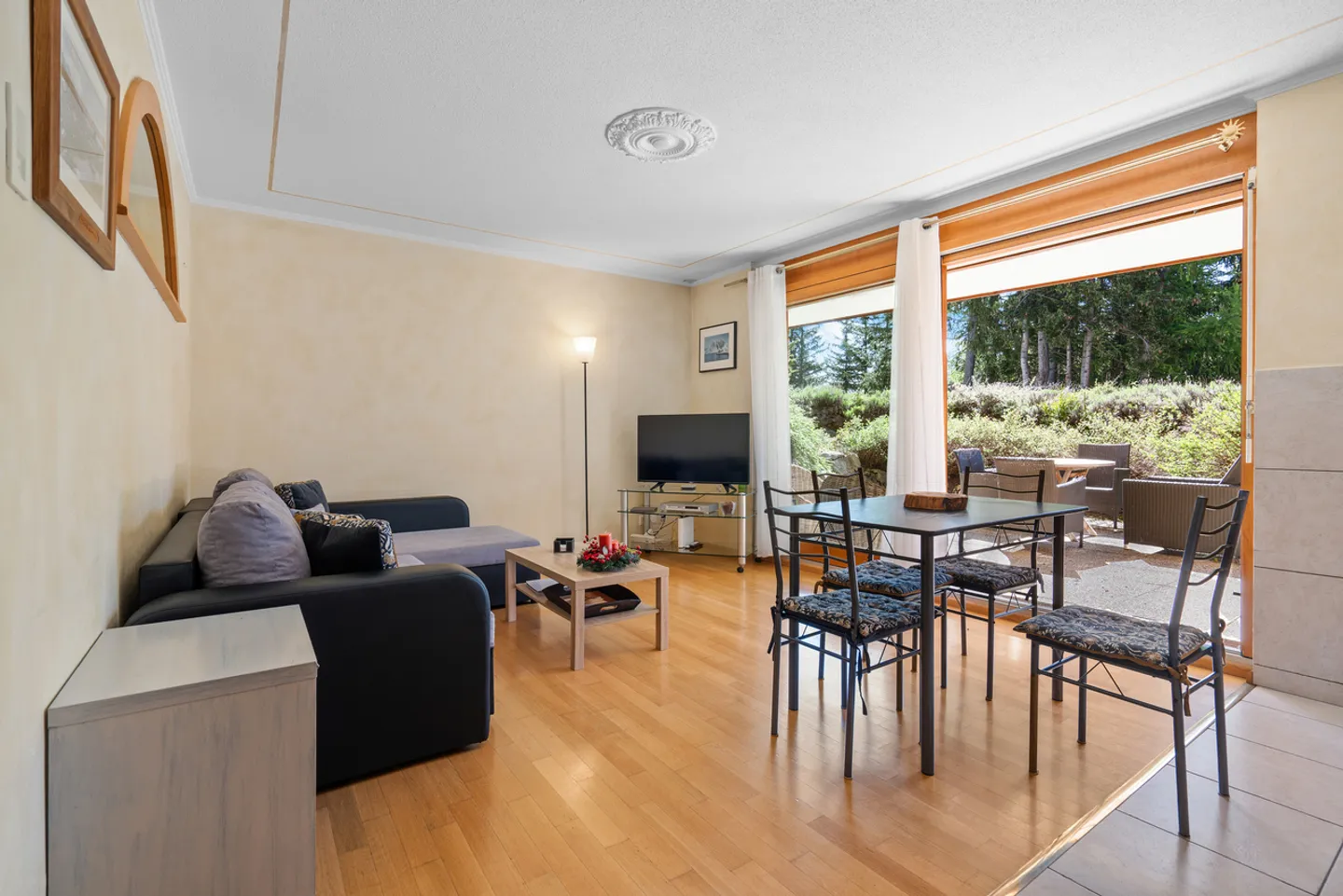 Crans-Montana Plan-Mayen : Appartement ski-in/ski-out avec terrasse - Photo 1 sur 6