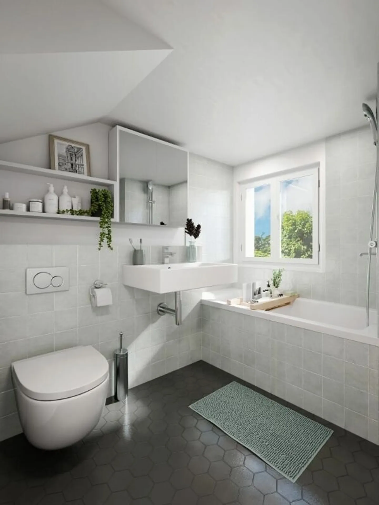 Erstvermietung - Maisonette-Wohnung mit eigenem Waschturm - Foto 2 von 2