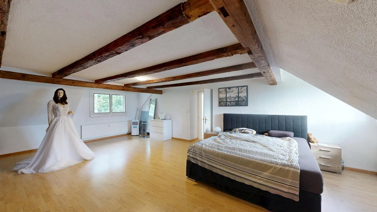 4.5 Room Maisonette Apartment with Panoramic View over the Rhine Valley to ... - Photo 3 of 16