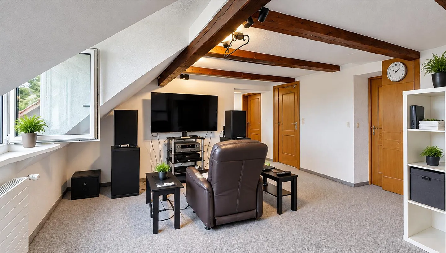 Panoramic view over the Rhine Valley - 3.5 room apartment in Au for sale... - Photo 5 of 14