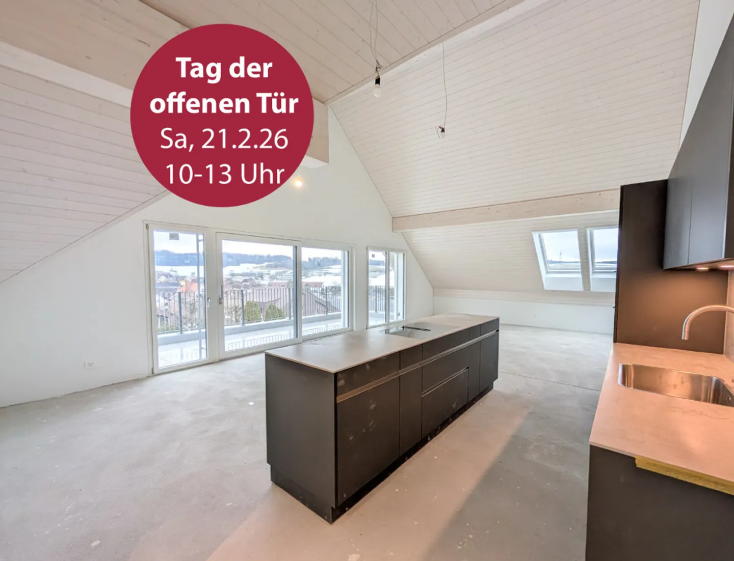 Enjoy the view over the rooftops of Aesch ZH - Photo 1 of 8