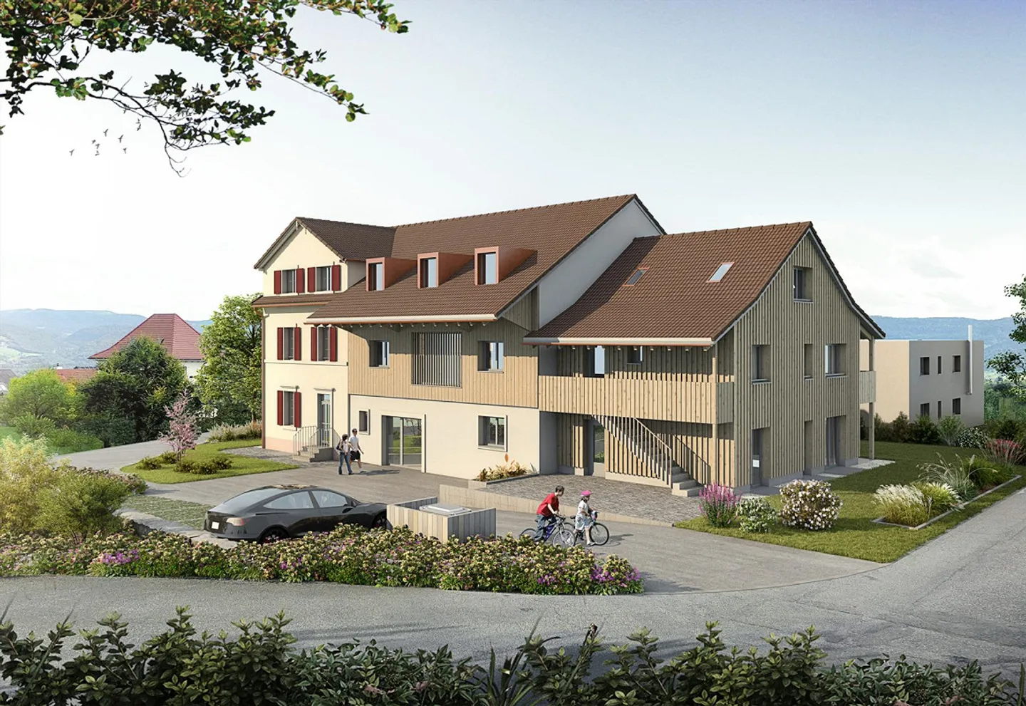 Charmante Maisonette in Blauen - Foto 3 von 7