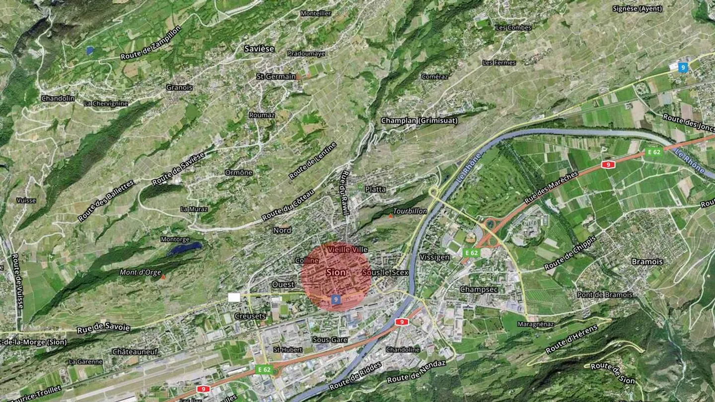 Außergewöhnliche Villa zu verkaufen 5.5 Zimmer in Sion - Foto 3 von 3