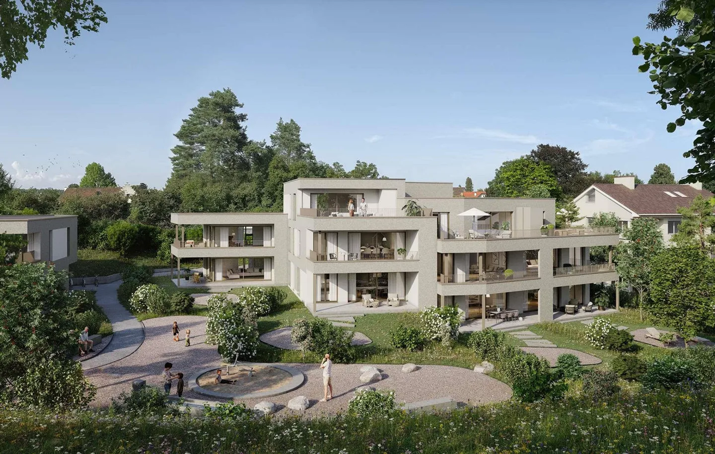 Appartamento nuovo 2.5 locali nel quartiere Breite "Sunneburgguet" - Foto 1 di 4