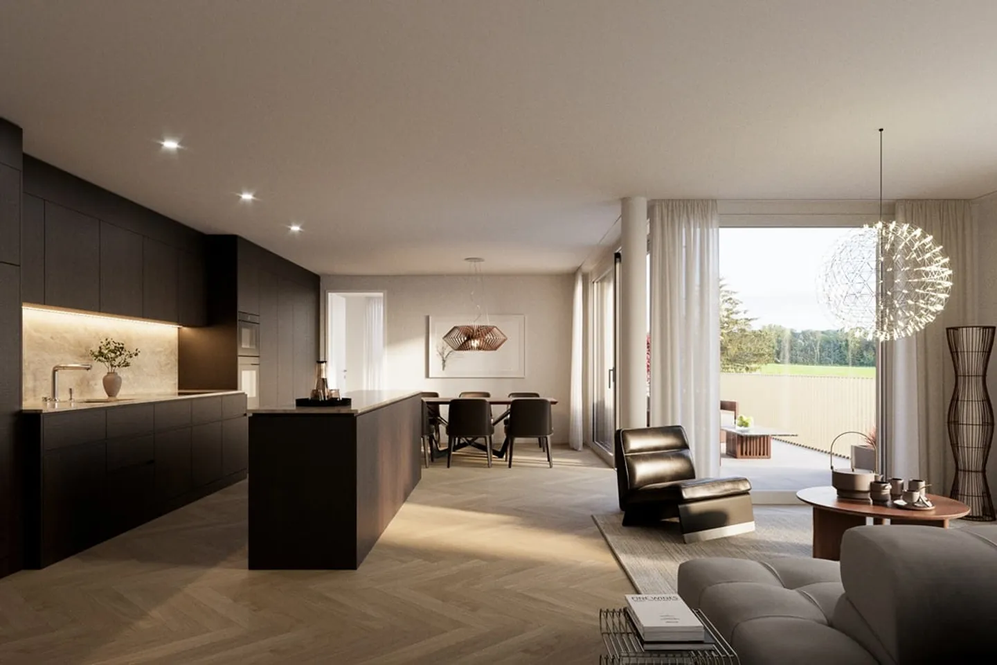 Nouveau projet de construction HIROKI : appartement en attique de 4,5 pièces - Photo 7 sur 10