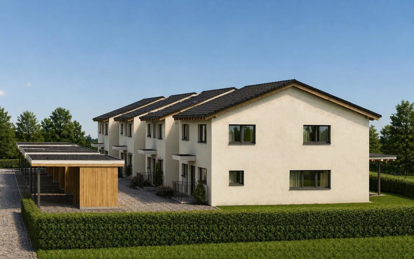 4 Terraced Single-Family Houses - Photo 2 of 3