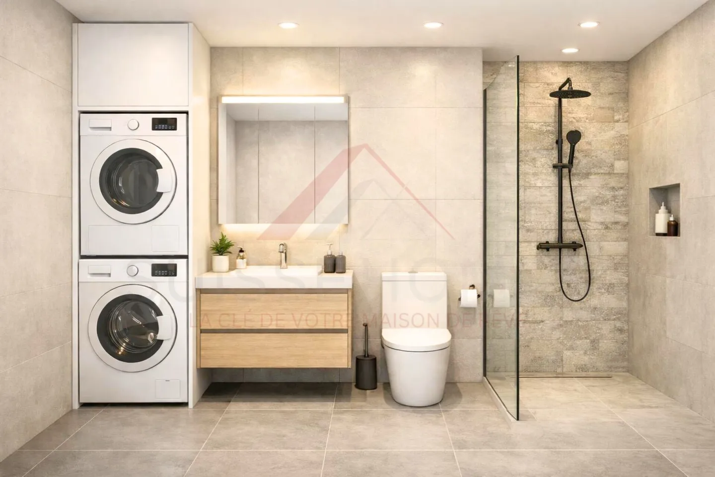 Courtételle – Maison mitoyenne de 5,5 pièces, reliée par le local technique - Photo 6 sur 6