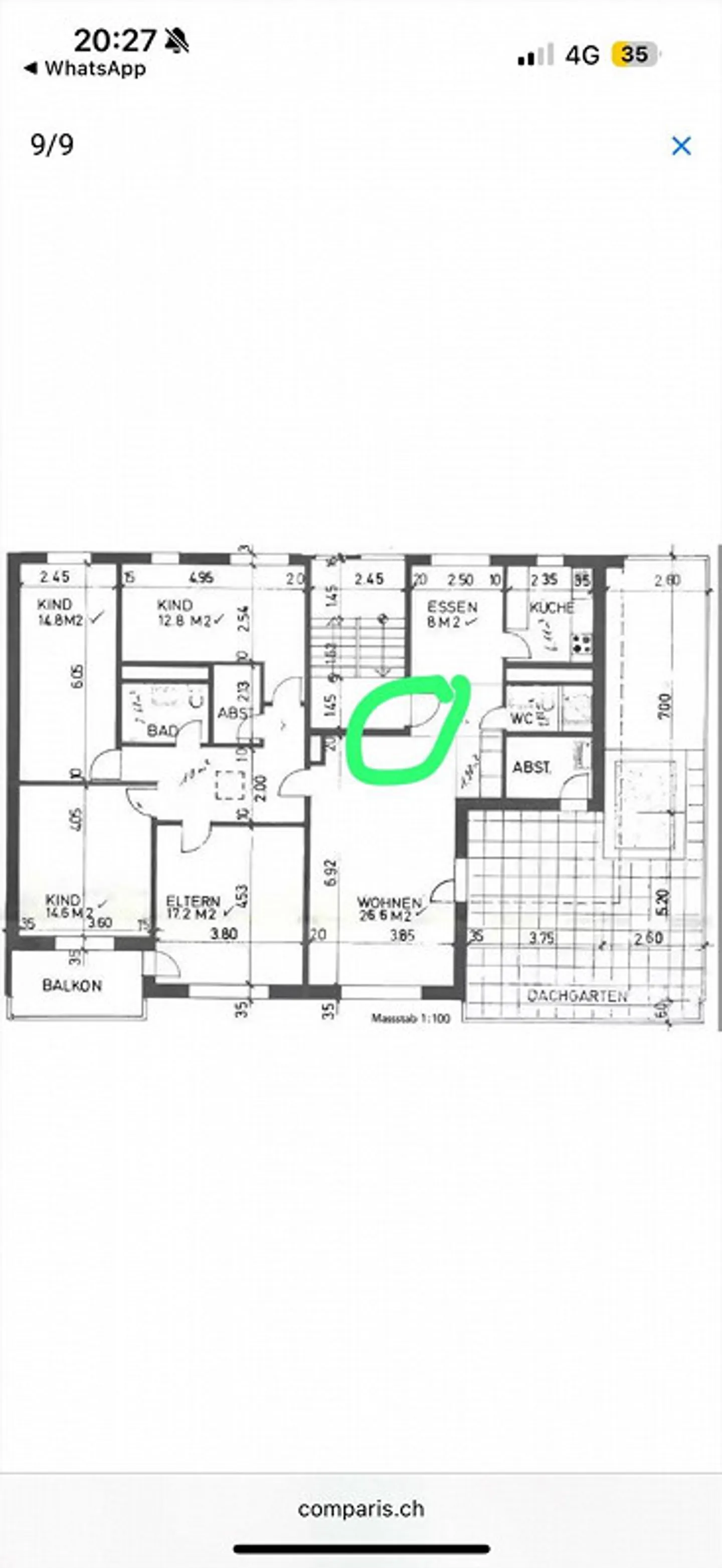 Appartement en attique de 5,5 pièces à Suhr - Photo 15 sur 15