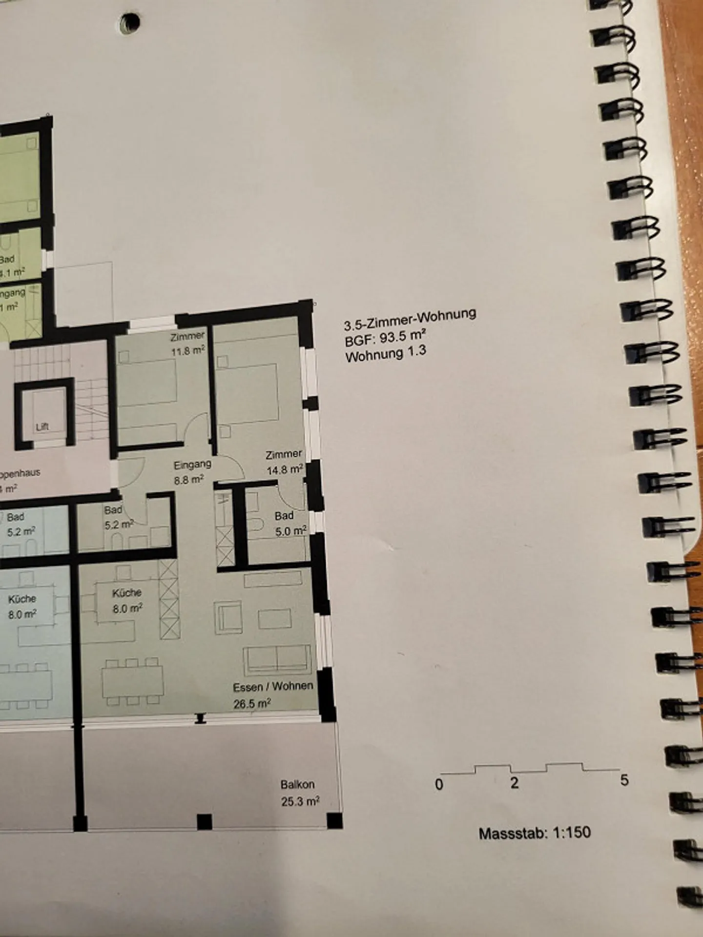 Modernes 3.5 Zimmer Apartment - Foto 9 von 9