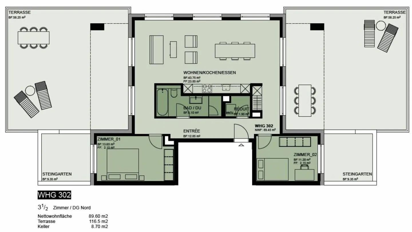 Appartamento attico affascinante di 3,5 stanze con vista mozzafiato a Häus... - Foto 13 di 13